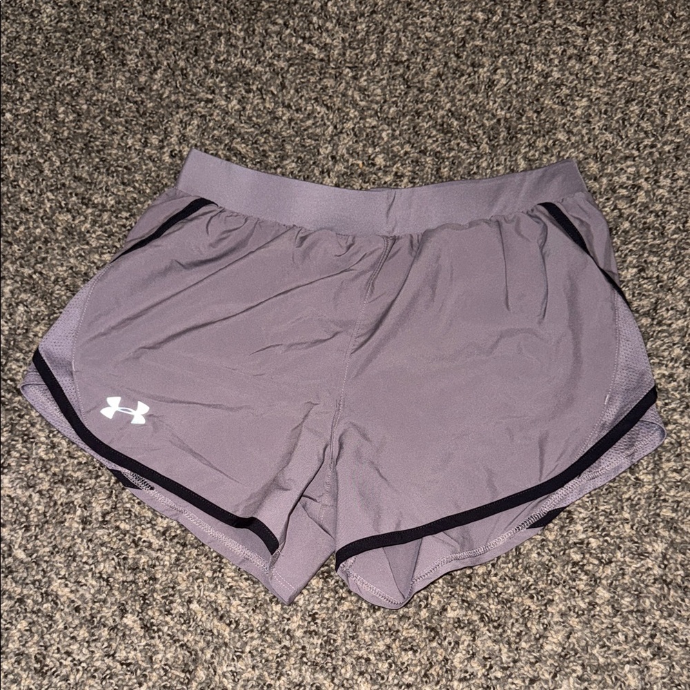 Under Armour Women's Athletic Shorts in Gray and Black